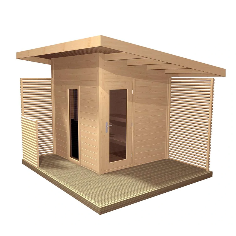 Image Sauna d'exterieur Solide Compact 