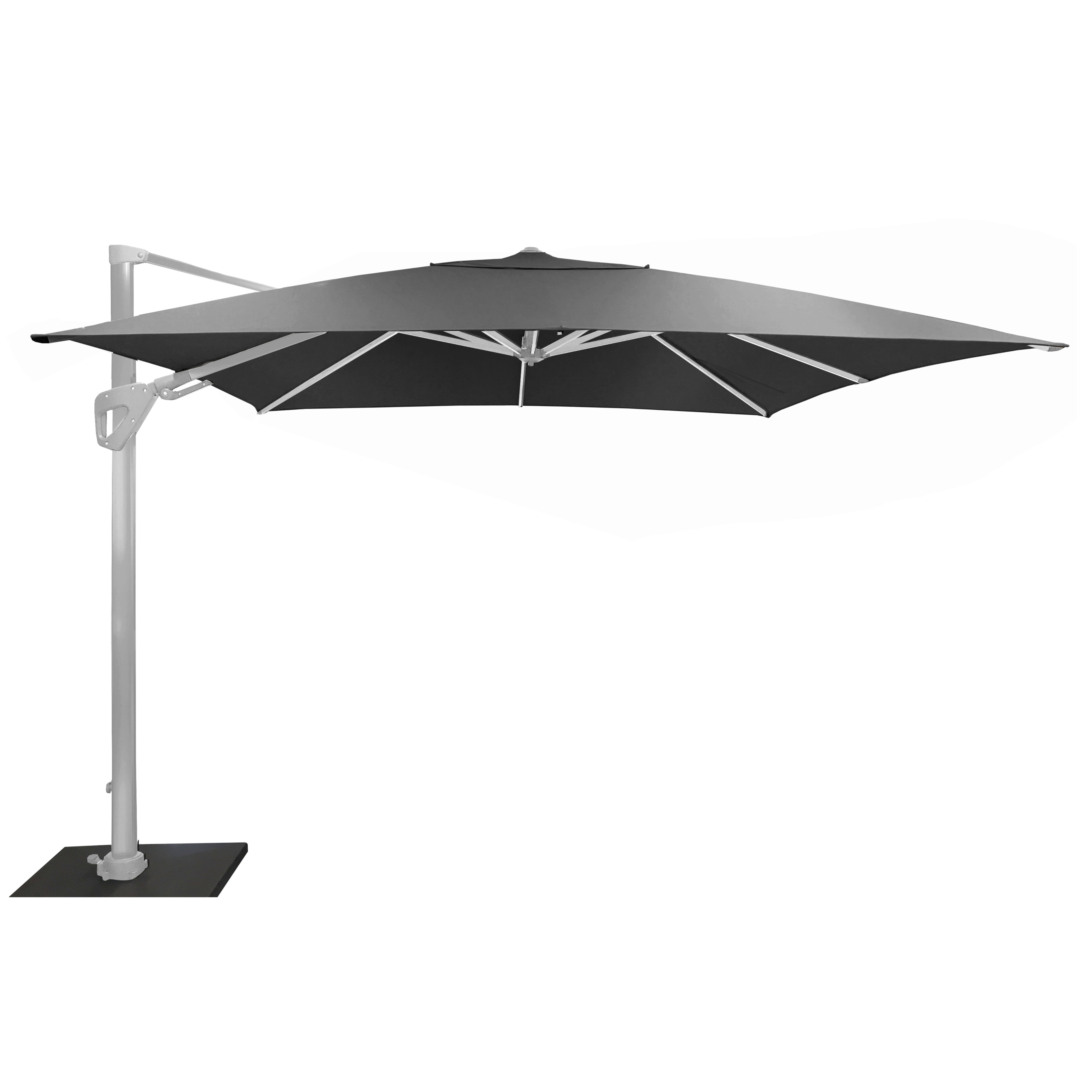 Parasol Déporté Carré Orientable Sunbrella 3x3  2